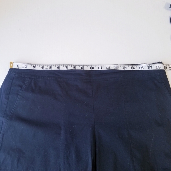 🌸 Eileen Fisher | Nylon Wide Leg Crop Pants, L - Picture 3 of 11